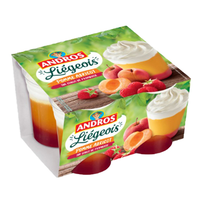 APPEL ABRIKOOS FRAMBOOS LIEGEOIS 4X100G
