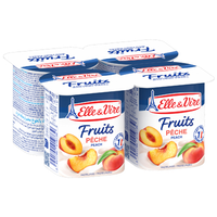 ELLE & VIRE PERZIK 4X125G