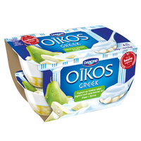 YOG.OIKOS ENTIER POIRE 4X115G