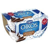 YOG.OIKOS ENTIER STRACIATELLA 4X115G