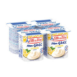 ELLE & VIRE GREC CITRON 4X125G