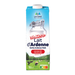 LAIT ENTIER VERITABLE LAIT D'ARDENNE 1L VIS