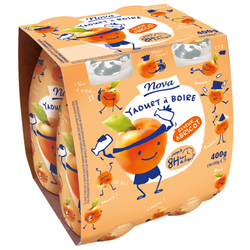 NOVA YOGHURT DRINK APRIKOSE 4X100G