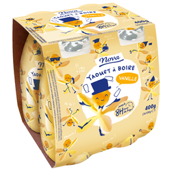 NOVA JOGHURTDRINK VANILLE 4X100G