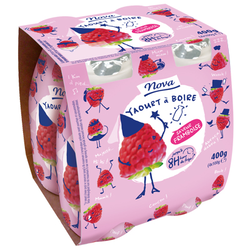NOVA YOGHURT DRINK HIMBEERE 4X100G