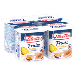 ELLE & VIRE TROPICAL 4X125G
