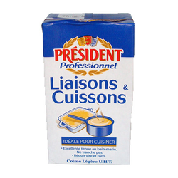CREME PRESIDENT 18% 1L BRICK