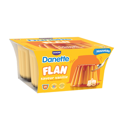 FLAN DANETTE VANILLE 4X95G
