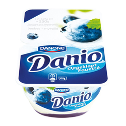DANIO FOUETTE MYRTILLE 2X125G