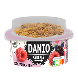 DANIO TOPPER ROOD FRUIT 150G