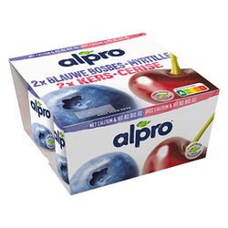 ALPRO YOG MYRTILLE-CERISE 4X125G